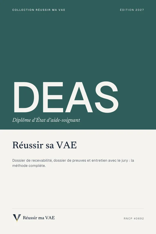 Couverture du guide Réussir sa VAE : DEAS, Aide-soignant