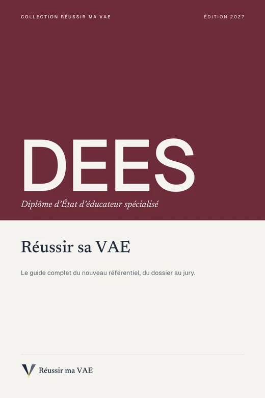 Couverture du guide Réussir sa VAE : DEES, Éducateur spécialisé