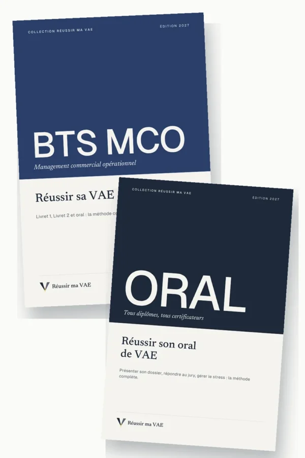 Pack VAE BTS MCO : guide du diplôme et guide de l’oral