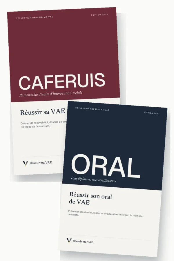 Pack VAE CAFERUIS : guide du diplôme et guide de l’oral