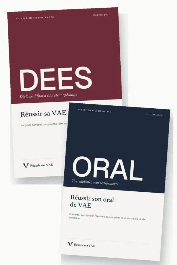Pack VAE DEES : guide du diplôme et guide de l’oral