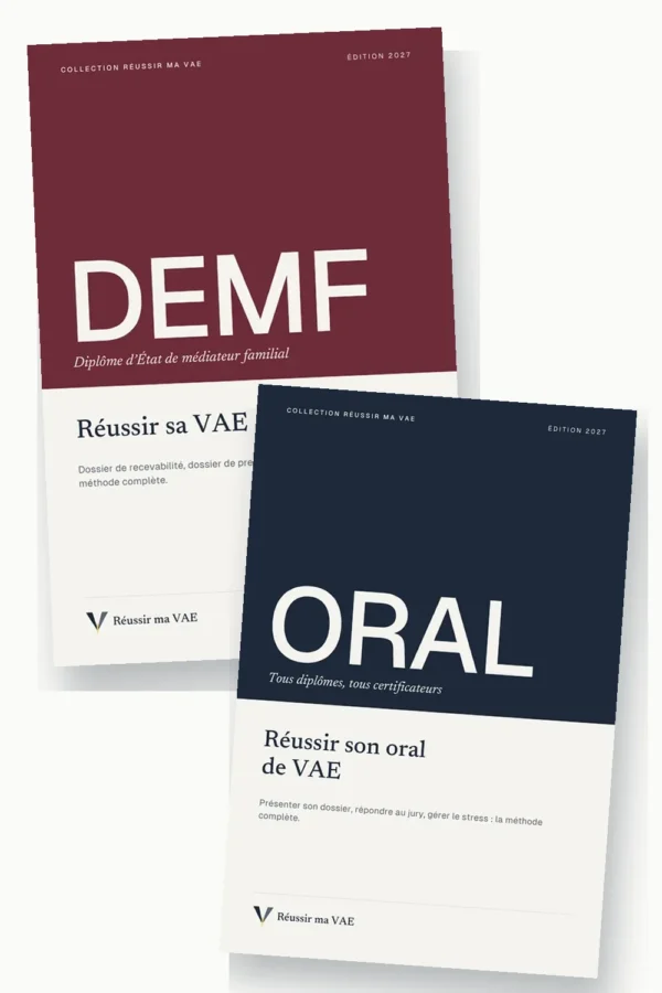 Pack VAE DEMF : guide du diplôme et guide de l’oral